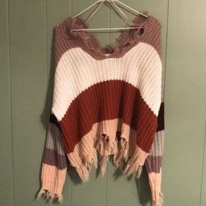 Off shoulder sweater small/med